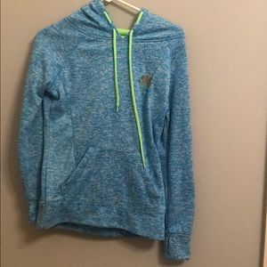 IVORY ELLA BLUE/GREEN HOODIE